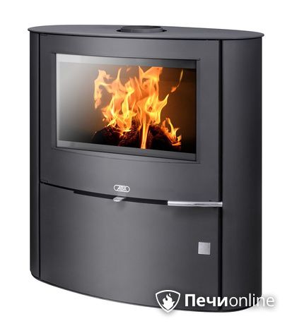 Печь-камин ABX Omaha, черная сталь в Сыктывкаре